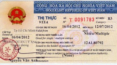 Dia chi xin Visa nhap canh Ha Noi - Viet Nam cho nguoi Trung Quoc gia re